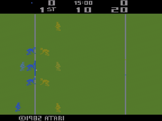 RealSports Football screenshot 5 for Atari 2600